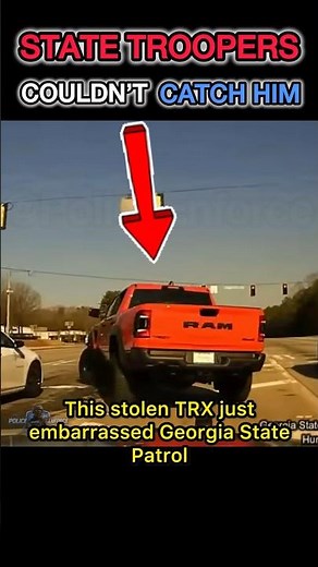 Stolen TRX ESCAPES Georgia State Patrol 😳🛻