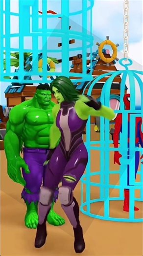 spider man and Hulk dancing girl🤯 #viral