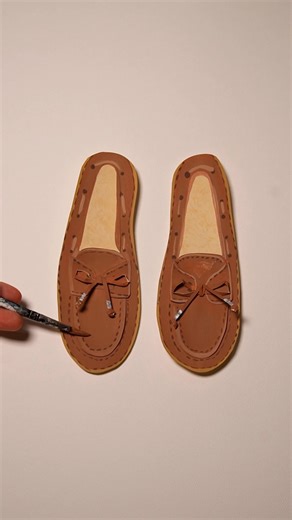 Maria Rec recreates our Kenny loafers through layers of paper art. | Michael Kors