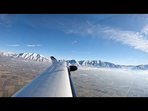 Beautiful Flight Video | Flying Over the Rocky Mountains | Socata TBM 910 Turboprop Aircraft