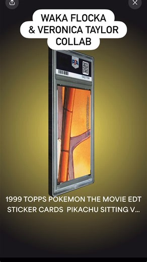 PokemonGrader on Instagram: "Wait for the 3rd card!! @wakaflocka and @theveronicat Collab! Encapsulated Forever by @psacard #psacard #psa #wakaflocka"