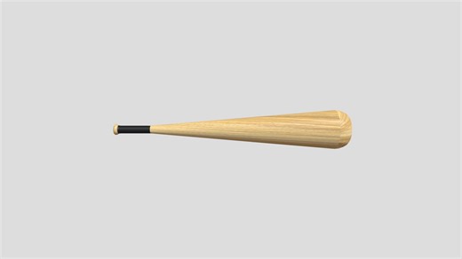 Baseball Bat - 3D model by chloe12121212