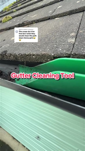 Effortless Gutter Cleaning with a Scoop Tool
