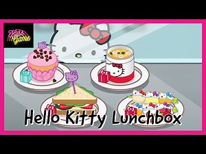 Hello Kitty Lunchbox | Making cupcake, sandwich, soup, and kebab for Hello Kitty’s lunch | Kids Game