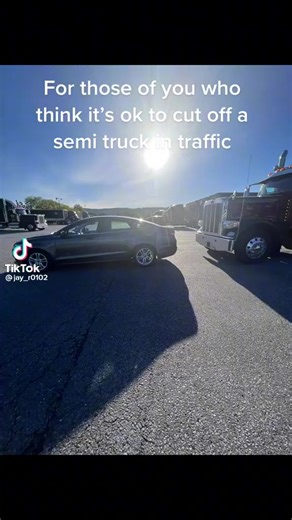 This point of view from a semi-truck cabin gives you a whole new perspective 👀 🎥 jay_r0102 #trucking #besafe #truckdriver #otr #otrdriver #cdl #truckinglife | Truck Warrior