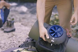 Hydrolienne : Blue Freedom, l'invention d'une mini centrale hydroélectrique de 500g qui tient dans un sac à dos