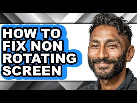 How to Fix Non Rotating Screen (easy Method)