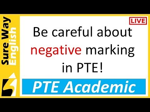 PTE Academic Tips | PTE Scoring | Be careful about negative marking