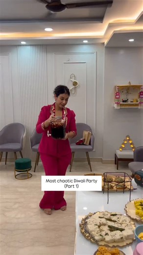 Follow for part 2 ❤️ Diwali party mini vlog lifestyle house party food platter grazing table ideas | Nihira Aggarwal