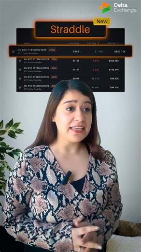 Delta Exchange India | 💥 Trade smarter, faster, and cheaper! 💥 Delta Exchange’s Daily Straddle lets you: ✅ Bundle call & put in one contract ✅ Trade in one click... | Instagram