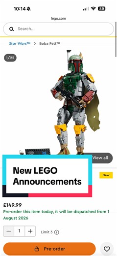 🚨 LEGO has gone into announcement overload! In the last 24 hours we’ve had official reveals for the buildable Boba Fett, new Botanicals, a brand new Creator 3-in-1 Red Panda and a retro LEGO Ideas Gift With Purchase! Which one are you adding to your wishlist? 👀 #LEGO #LEGOTok #LEGOStarWars #LEGOBotanicals #LEGOIdeas