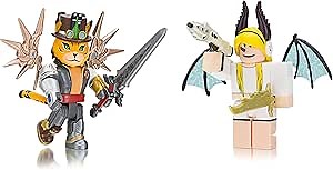 Roblox Celebrity Collection - TigerCaptain + Erythia Two Figure Bundle [Includes 2 Exclusive Virtual Items]