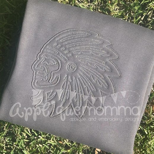 Warrior Mascot Bean Stitch Applique Design – 4x4 5x7 6x10 8x11 Hoop Sizes – Digital Download – Includes Art, Svg, Pes, Dst, EXP, Jef, Vp3 - Etsy