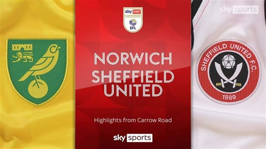 Norwich City 1-1 Sheffield United | Championship Highlights