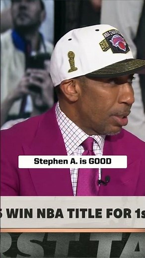 Stephen A.'s best moment in sports happened over the weekend