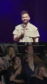 A hearing-impaired woman at my show #humor #standup #comedian #improv #show