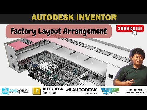 Factory Layout Arrangement - Autodesk Inventor