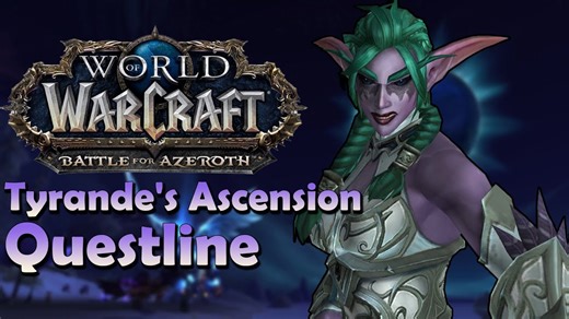 Night elf "Night Warrior" unlock scenario [Tyrande's ascension] | Battle for Azeroth