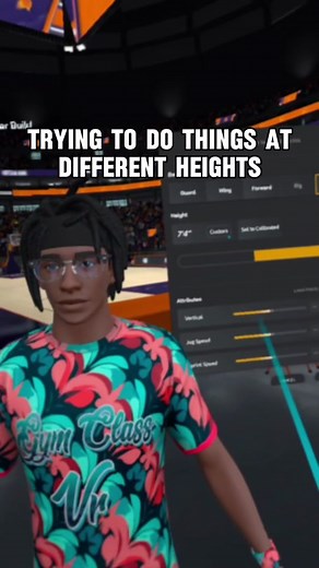 Exploring Different Heights in VR Gym Class Skit