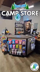 Take a stroll through our camp store—snacks, camping supplies, and goodies around every corner! #camping #wisconsin #campground #fun #centralwisconsin #campinglife | Pineland Camping Park