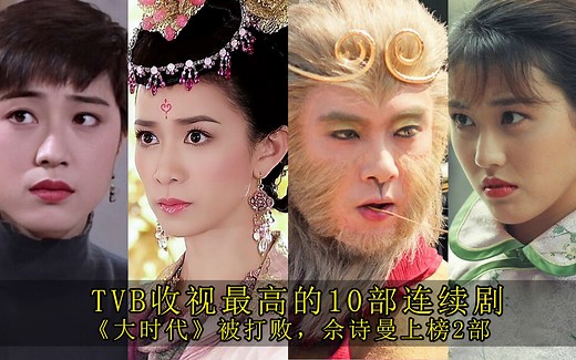 TVB收视最高的10部连续剧：《大时代》被打败，佘诗曼上榜2部
