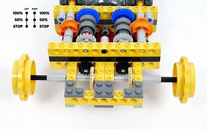 双边变速坦克转向系统 LEGO乐高 Technic科技/机械 MOC