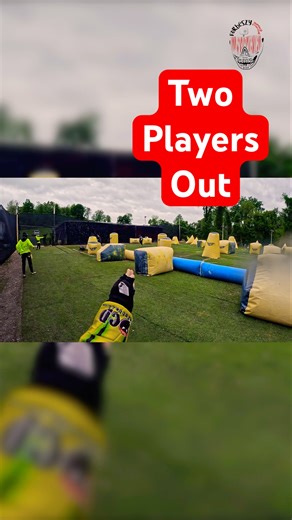 Wow! Lost Two Players Already #paintball