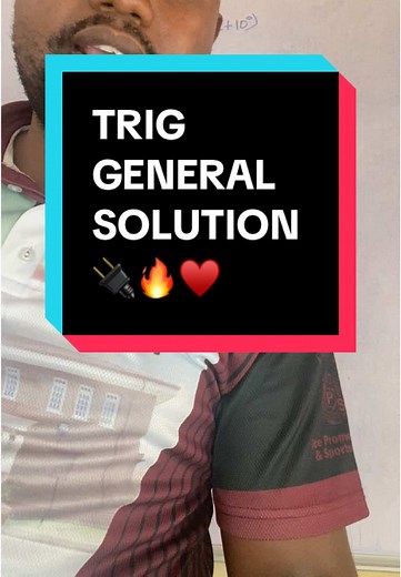 Trigonometry General Solutions Explained for Students