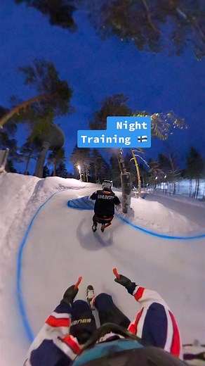 Aliens Go Ice Skating: Night Training Adventure