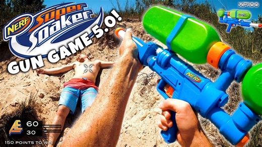 An epic Nerf War meets Call of Duty: Gun Game but with Nerf Super Soakers or water guns for the fifth time! First player to go through all 18 weapons wins the battle! Nerf First Person Shooter Playlists! NERF OPS 2! https://goo.gl/J5SYca NERF FORTNITE! https://goo.gl/XhnsHu NERF WARFARE! https://goo.gl/SHWVxB NERF OPS! https://goo.gl/hhjA4G . . . . . . . . . . . . . #nerfchallenge #nerf #supersoaker #callofduty #gungame #summer2025 #Verdansk #aaronesser #gta6 #warzone #beach2025 #mrbeastgames #m