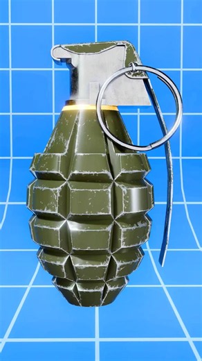 How a Hand Grenade Works 💣. From Pin to Blast #facts