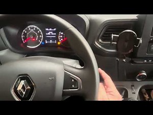 How to change the language on the Renault Master dashboard