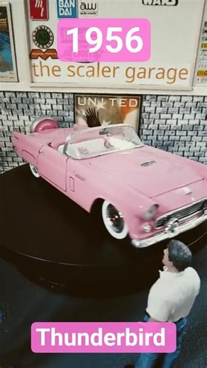 1956 Ford Thunderbird model kit #modelkits #scalemodelling #scalemodel #shorts