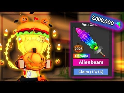 Trying to Unbox CHROMA Alienbeam in MM2