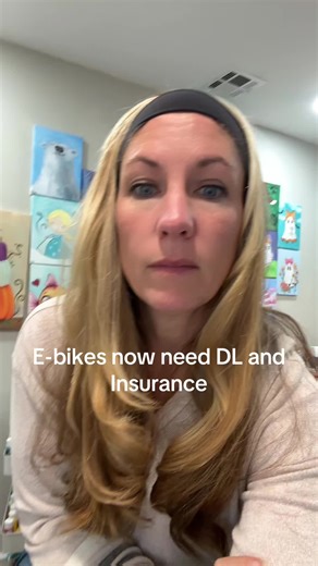 E bikes and motorized scooters now need a license and insurance and you must be age 15 and up. #newjersey #ebike #license #insurance #scooter