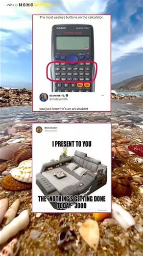 the most useless buttons on the calculator 🛋️ #shorts #humor