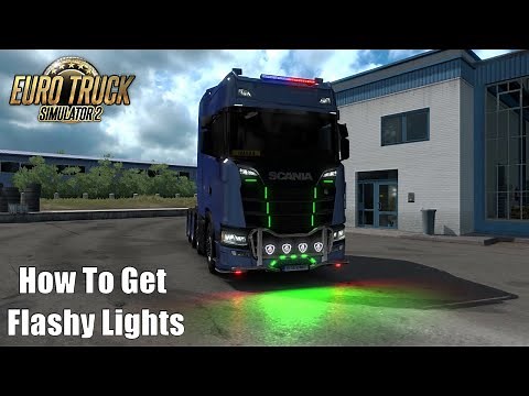 [ETS2 v1.38] How To Modify Scania S730 Lights - Euro Truck Simulator 2 Hindi | iVarunKumar