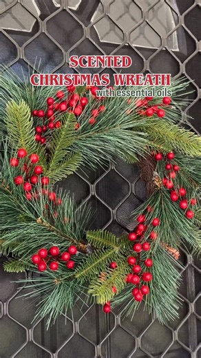 Scenting the season with REVIVE 🤍✨️🎄 Nothing makes a home feel more magical than the warm, inviting aroma of a Christmas wreath. Infused with festive essential oils, every whiff brings the holiday spirit to life. Making your home cozy, cheerful, and ready to sparkle this season! ✨️ #goREVIVE #EssentialOils #ChristmasDecor #HolidayScents #ChistmasWreath | Revive Essential Oils