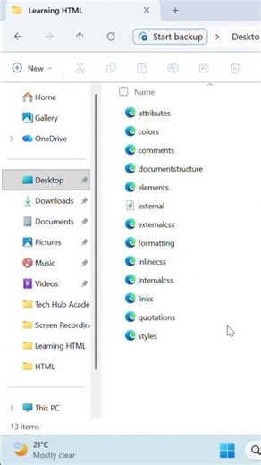 How to create a text link #hyperlink #textlink #lesson10 #fyp #htmlshorts #links #achorelement #code