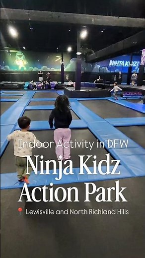 Ninja Kidz Action Park, trampoline play center in DFW Dallas Lewisville North Richland Hills
