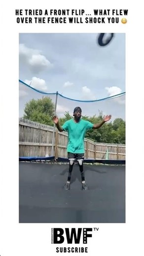 He Tried a Front Flip… WHAT Flew Over the Fence Will Shock You 😳