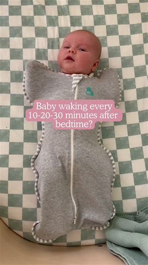 False starts at bedtime can look like your baby waking every 10–20–30 minutes just after being put down for sleep, until they finally settle in for a longer stretch. They’re usually still quite sleepy when they wake, and are settled back to sleep relatively easily, but don’t seem to get into a deep sleep until later in the night. If your baby wakes around 45 minutes after bedtime and is much harder to settle to sleep, this is not what we typically refer to as a false start. So what do you do abo