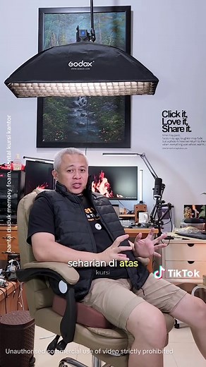 Bantal Duduk Memory Foam Empuk & Nyaman untuk Kantor & Mobil