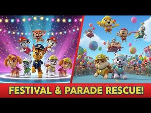 PAW Patrol Festival & Parade Rescue 🎉🐾 Full Compilation Teamwork & Fun Adventures!