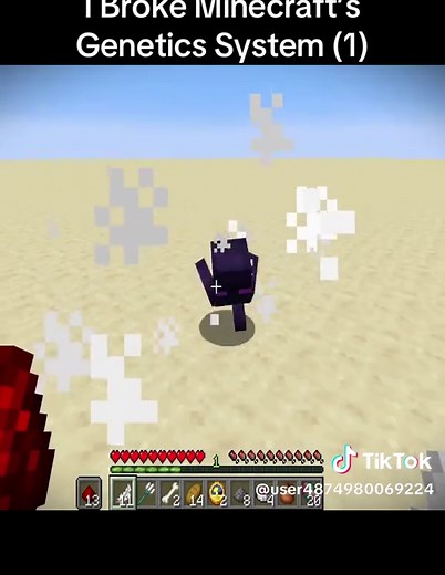 I Broke Minecraft’s Genetics System #moddedminecraft #gamingchaos #fypシ #viralvideo