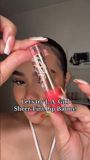 ✨NEW✨ LA GIRL HYDRATING SHEER TINT LIP BALMS! TRY ON 💋 ‪@lagirlcosmetics‬ #lagirlcosmetics