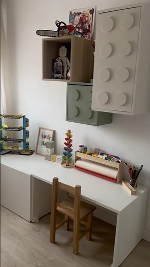 Organize your toys with the SMASTAD toy bench from IKEA, did you know about it? #inspohome #homed...