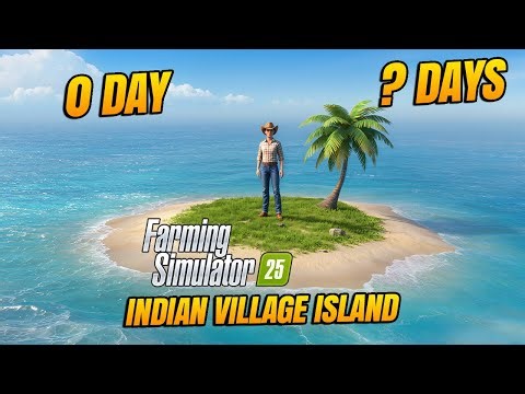 New Indian Village Island Map | Farming Simulator 25 | indian tractor mods | Survival on the Island