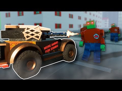 DEFENDING LEGO CITY FROM ZOMBIES! - Brick Rigs Multiplayer Gameplay - Zombie Apocalypse Survival