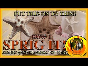 POTTERY SPRIG!!! clay mold sprig applique decoration instruction demonstration